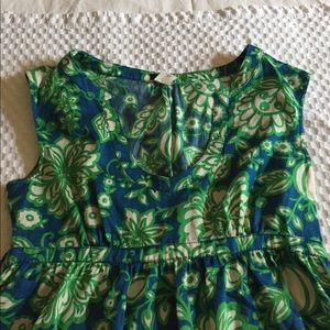 Multi color cotton J Crew camisole top size 6